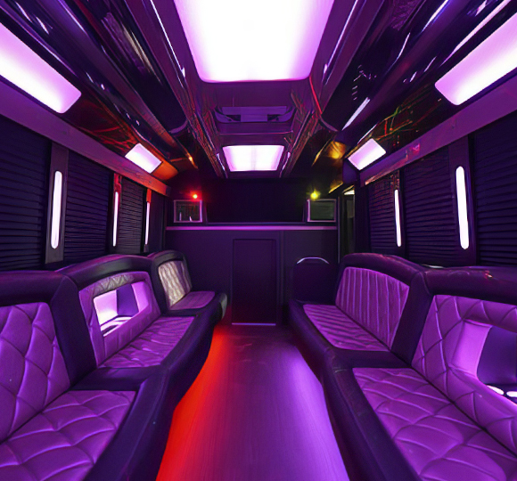 seats on party bus