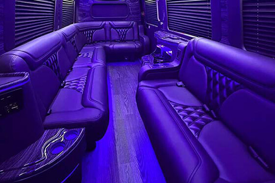 fancy van interior