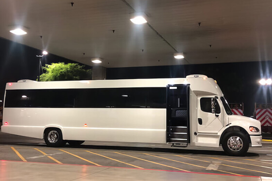 43 passenger party bus