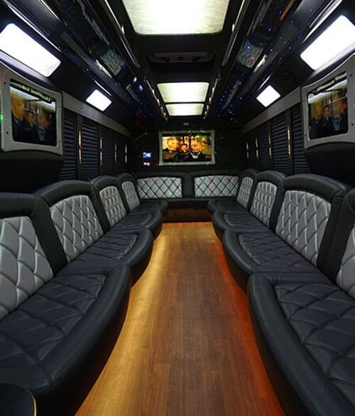 party bus interior