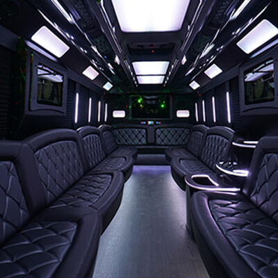 TV on bus