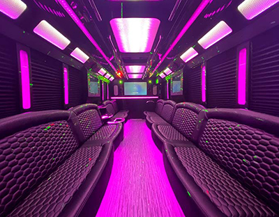 inside the bus