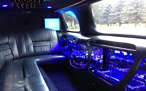 Inside one of our luxury sedans